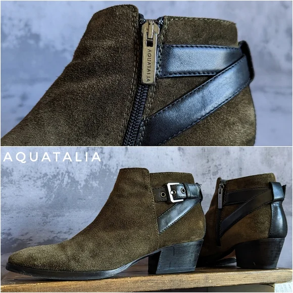 Aquatalia | Shoes | Aquatalia Farin Brushed Oil Suede Ankle  display picture 1